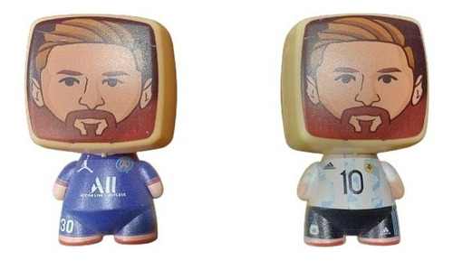 Imagen 1 de 1 de Muñeco Messi 10cm, Camiseta Selección Arg Y Psg. Dinos