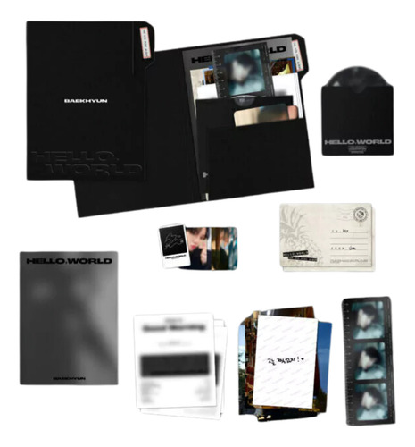Baekhyun Álbum Oficial Hello, World Ver. Folder Versión Del Álbum Folder Ver