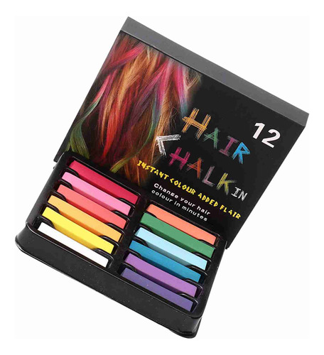 Colorear De Cabello Desechable Tiza Temporal Tinte Cabello