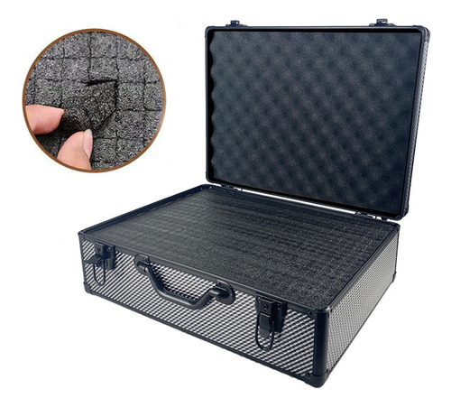 Caja De Herramientas Estuche De 36 X 26 X 15 Cm Negro