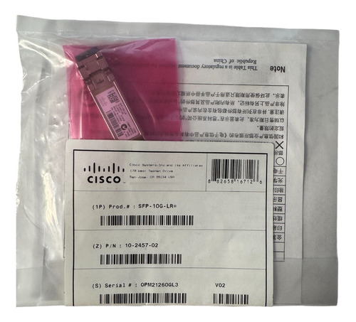 Cisco Sfp-10g-lr Transceiver 10gbase-lr Modulos Nuevos