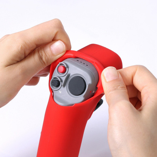 Para Funda De Silicona Compatible Con Dji Fpv Joystick Rojo