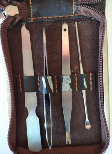 Imagen 5 de 7 de Estuche Kit Manicure Pedicure Acero Inox 08 Piezas