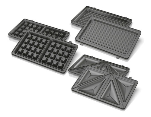 Imagen 7 de 8 de Waflera, Sandwichera Y Parrilla 3en1 Black+decker Wm2000s-ar