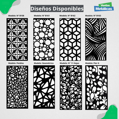 Barandas Chapa Perforada Para Balcon Terrazas Piletas Gris Oscuro