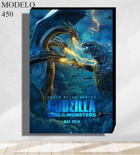 Cuadro  Pelicula Godzilla: King Of The Monsters Textura