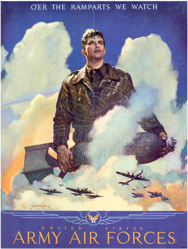 Lienzo Canvas Art Poster Segunda Guerra Mundial Propaganda 7