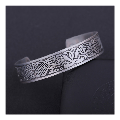Imagen 7 de 10 de Pulsera Magnetica Hombre Energia Terapia Imanes Acero Plata