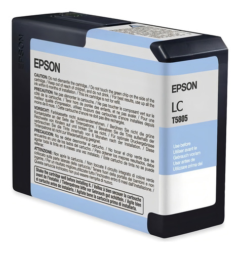 Cartucho Epson Stylus Photo T580 Cyan Ligth T580500 /v /v