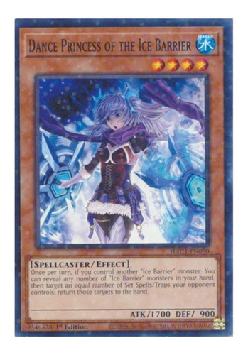 Yugioh! Dance Princess Of The Ice Barrier (duel Terminal)