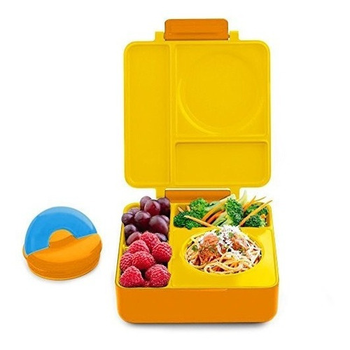 Imagen 1 de 6 de Caja Omiebox Bento Con Termo Aislado Para Niños, Sol