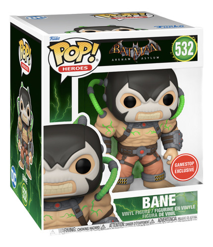 Funko Pop! Heroes: Batman Arkham Asylum Bane Glows In The Dark #532