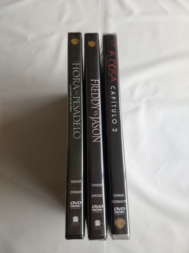 Dvd A Hora Do Pesadelo + Freddy Vs Jason + It A Coisa 2