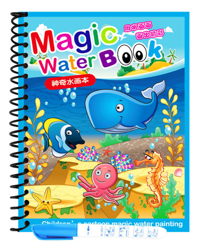 Hj Libro Mágico De Dibujo Acuático For Niños, Juguete