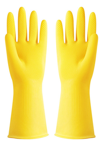 Guantes Para Lavar Platos, Talla L, De Goma Gruesa, Para Jar