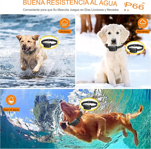 Cerco Invisible Para Perros Inalambrico Con 3 Collares