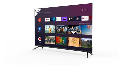 Imagen 2 de 2 de Smartv Aiwa 55 Pulgadas Android Tv 4k Qled
