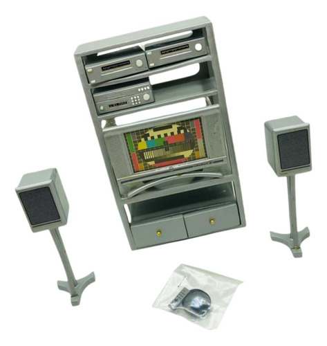 Juego De Altavoces En Miniatura Para Casa De Altura 16cm