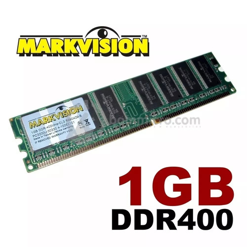Memoria De 1gb Ddr400 Pc3200 Markvision 184pinos Desktop
