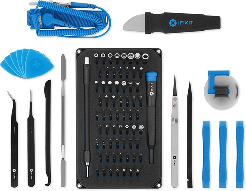 Kit De Reparação De Eletrónica Ifixit , Acero, 64 Piezas