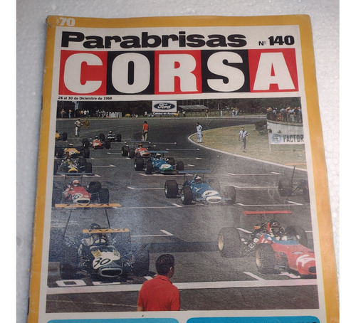 Revista Corsa Nº140 30 De Diciembre  1968