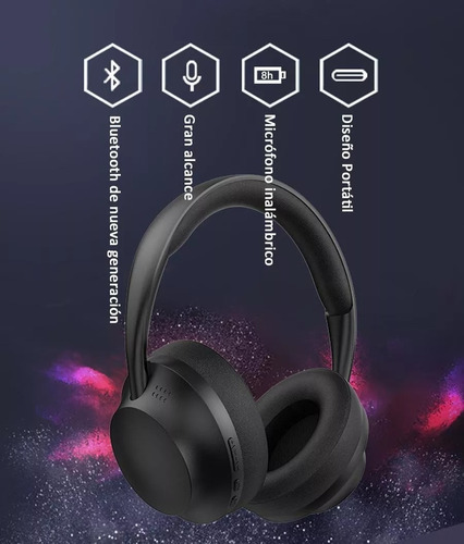 Auriculares Inalámbricos Bluetooth 5.1 Con Graves Potentes