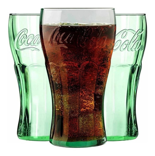 Vaso Coca Cola Cristal Libbey Vintage 495 Ml 6 Piezas Cocina