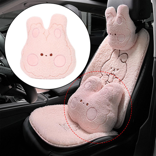 Cojín De Asiento De Coche Suministros Respaldo Conejo 3d