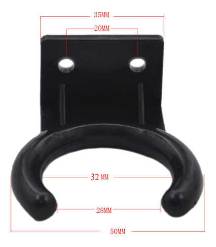 2 X 4x Soporte De Gancho Para Micrófono Soportes Accesorios