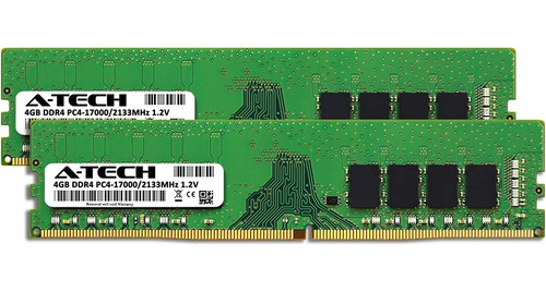 Kit Memoria Ram A-tech 8gb (2x4gb)ddr4 2133mhz Cl15