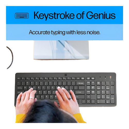Kit Teclado E Mouse Com Fio Hp150 Usb-a Layout Br