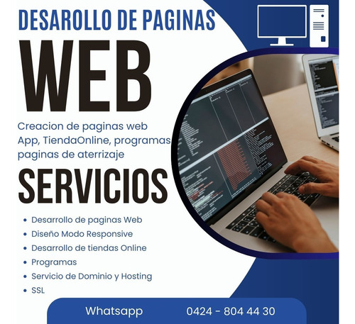 Diseño Y Desarrollo Paginas Web, Tiendas Online Ecommerce