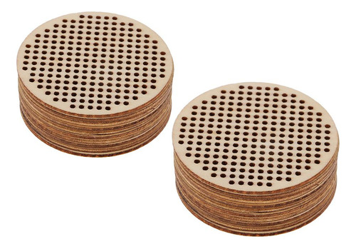 40pcs Rodajas De Círculos Discos De Rebanada Naturales