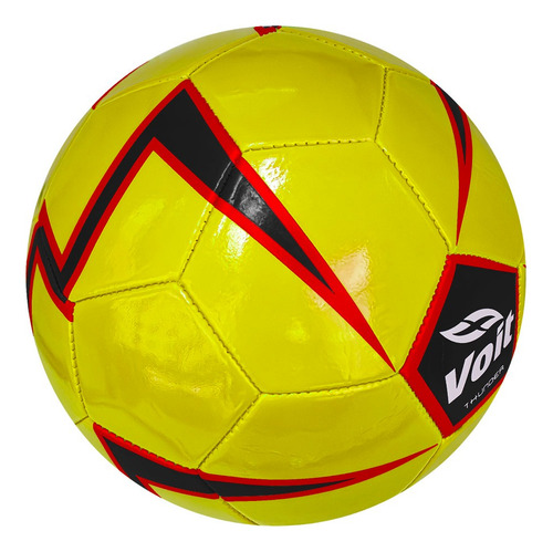 Balón De Fútbol No. 5 Voit Thunder S100 Color Amarillo