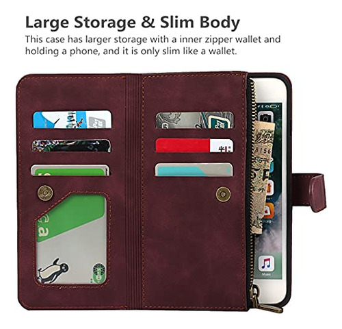 Funda Cartera Para iPhone 8 Plus/7 Plus/6s Plus/6 Plus Clare