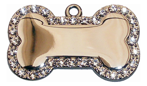 Placas Joyas Con Brillantes Mascotas Perros Gatos Cachorro