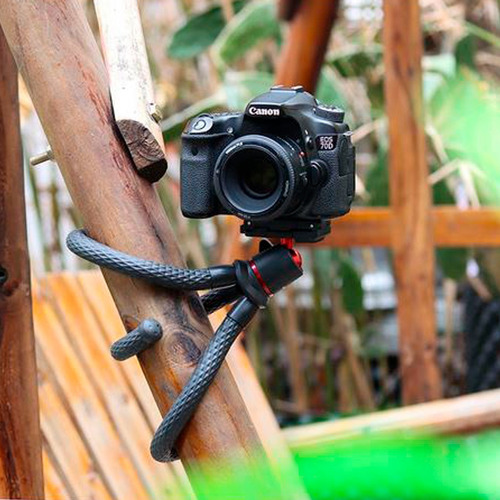Tripode Flexible Con Soporte Celular Y Rosca 1/4 Cam/cel