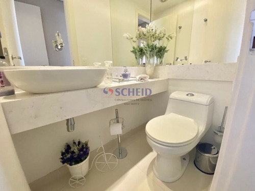 Imagem 6 de 15 de Apartamento Bem Decorado Com Varanda Gourmet A Venda No Jardim Marajoara - Mr71432