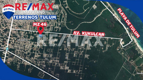 Oportunidad Terreno De 2500 M2 A Solo 100 Mts De La Av Kukulcan Region 15 De Tulum
