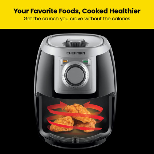 Chefman Small, Fryer Compact Air Fry