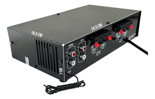 Kit Som Ambiente 4 Canal 500watts + 8 Caixas Para Teto/gesso