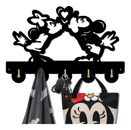 Mickey And Minnie Love Theme - Ganchos Para Decoración De Pa