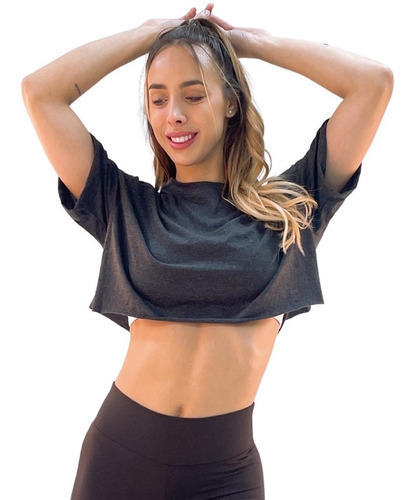 Imagen 4 de 5 de Remera Lauren Polycotton Pupera - Aerofit Sw