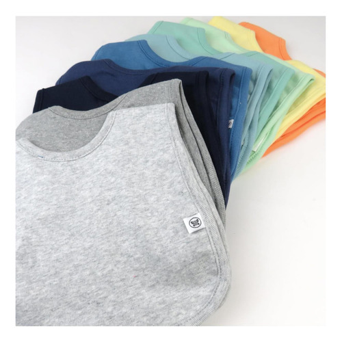 Paquete Múltiple Reversible Honestbaby 4 En 1 Baberos Absorb