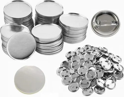 comprar 100 Chapitas Alfiler Metalicas Base Plástica 58mm (insumo)
