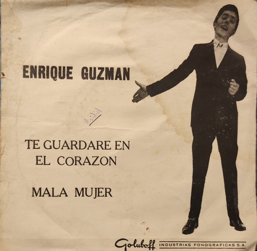 Solo Caratula De Enrique Guzman Mala Mujer ( E126