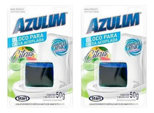 Bloco Para Caixa Acoplada Vaso Sanitários Azulim Citrus 2und