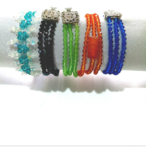 Pulsera Brazalete Cristal Swaroski Xiii Bisuteria Loligo