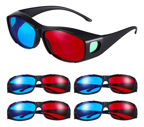 F Gafas Para Ver Películas En 3d, Rojas, 3 Unidades, 5