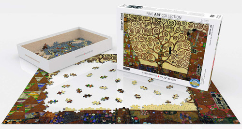 Puzzle Eurographics Tree Of Life De Gustav Klimt 1000 Piezas